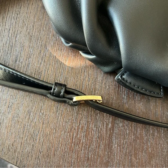 Michael Kors Logo Metal Ruched Clutch - Picture 11 of 15